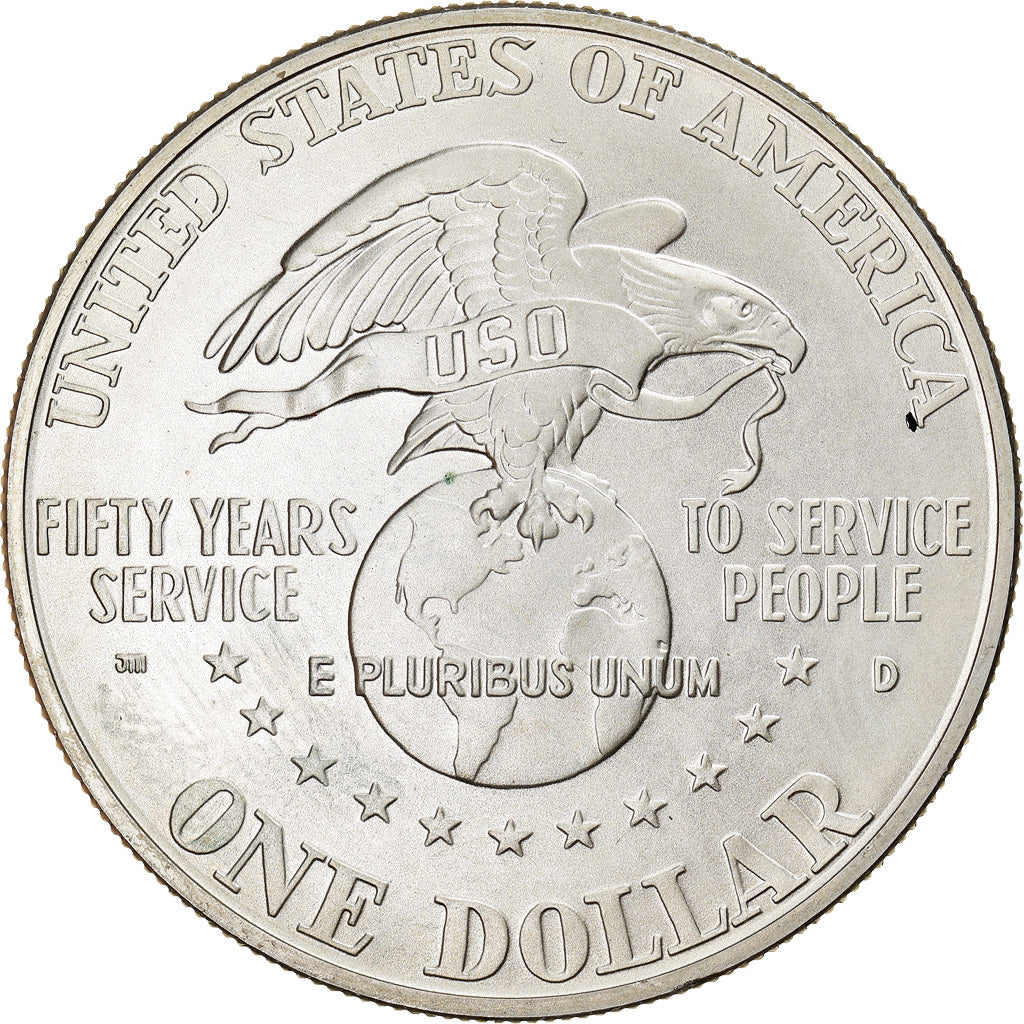 Coin, United States, Dollar, 1991, U.S. Mint, San Francisco, MS(63), Silver