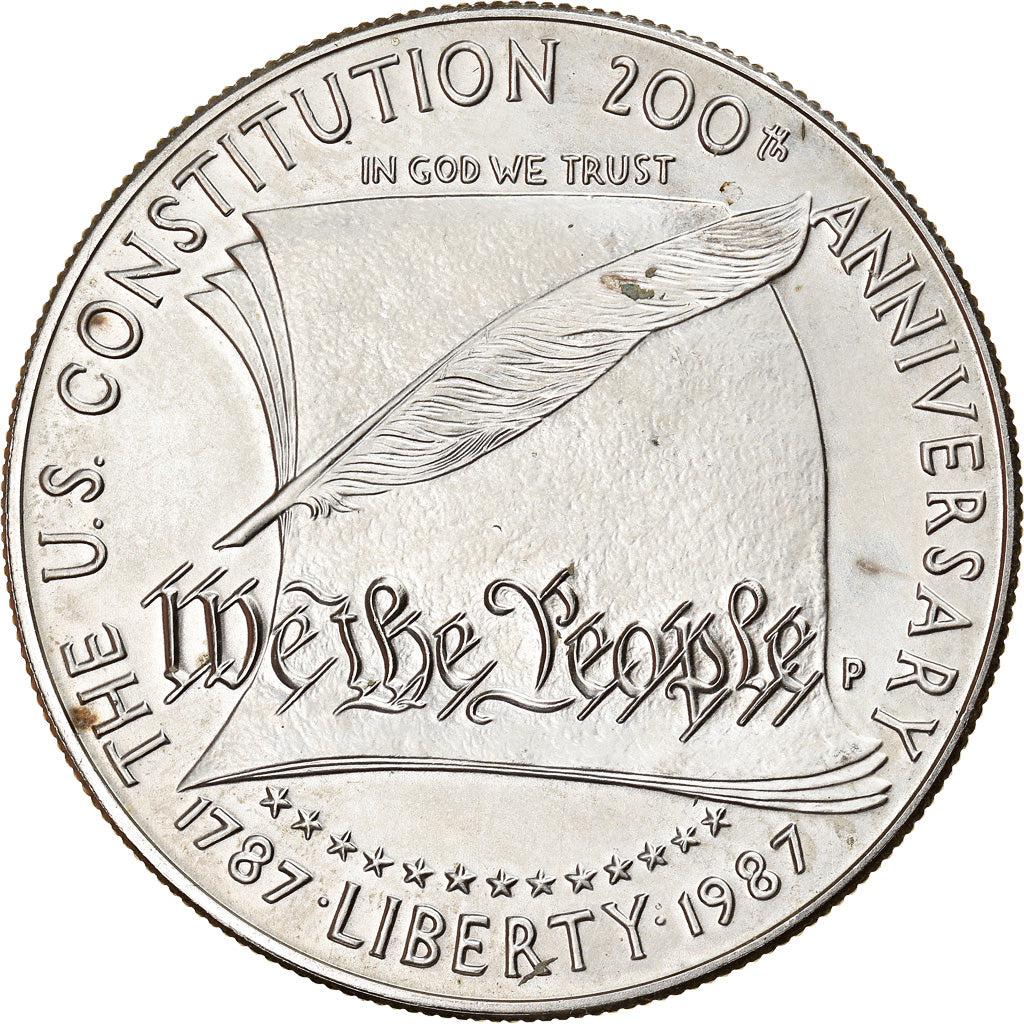 Coin, United States, 200ème anniversaire de la Constitution, Dollar, 1987, U.S.