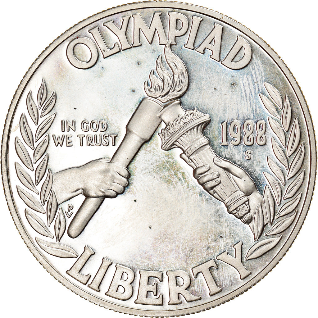Moeda, Estados Unidos da América, Dollar, 1988, U.S. Mint, San Francisco