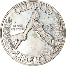 Coin, United States, Dollar, 1988, U.S. Mint, San Francisco, MS(63), Silver