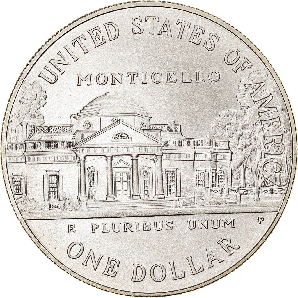 Coin, United States, Dollar, 1993, U.S. Mint, Philadelphia, MS(63), Silver