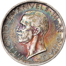 Coin, Italy, Vittorio Emanuele III, 5 Lire, 1927, Rome, AU(55-58), Silver