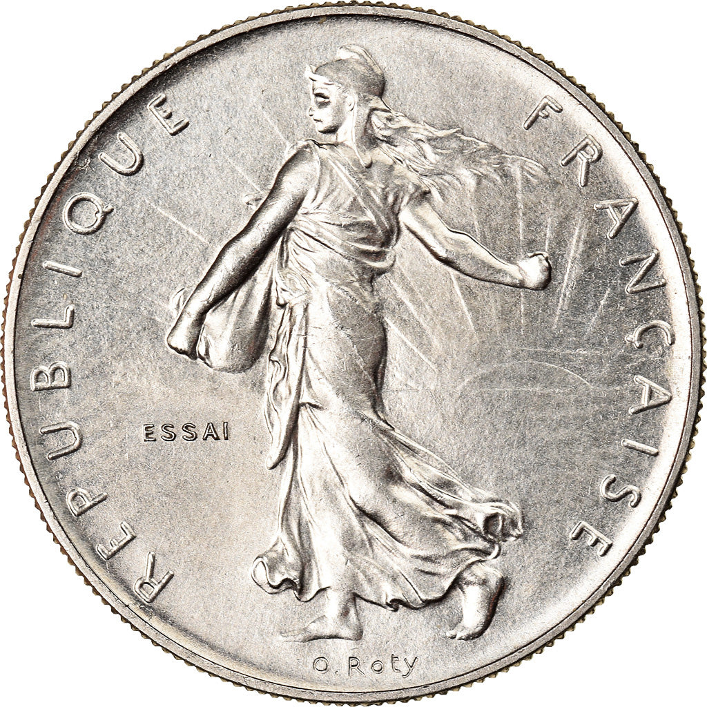 Coin, France, Semeuse, Franc, 1959, Paris, ESSAI, MS(65-70), Nickel, KM:E98