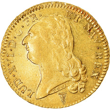 Münze, Frankreich, Louis XVI, Double louis d'or à la tête nue, 1789 Bordeaux