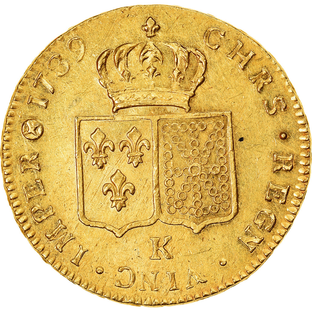 Münze, Frankreich, Louis XVI, Double louis d'or à la tête nue, 1789 Bordeaux