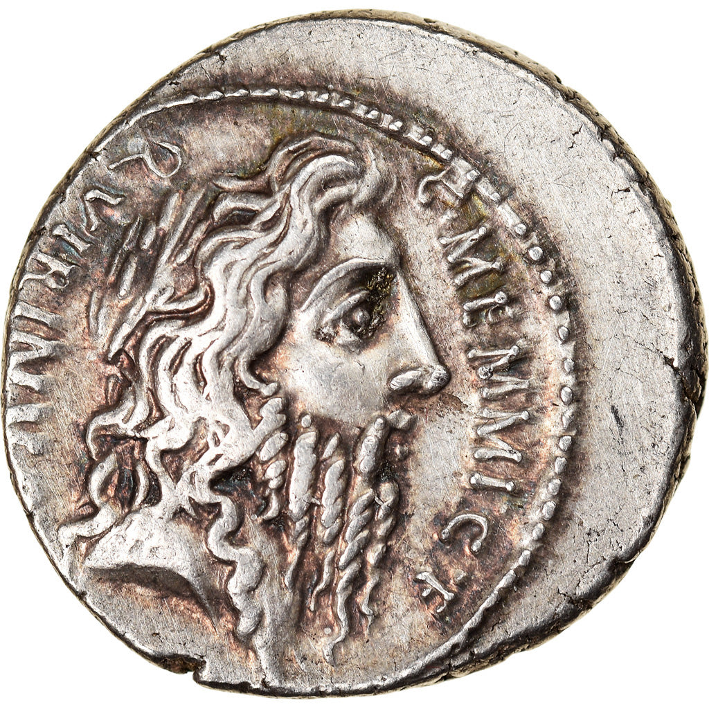 Coin, Memmia, Denarius, 56 BC, Rome, MS(63), Silver, Crawford:427/2