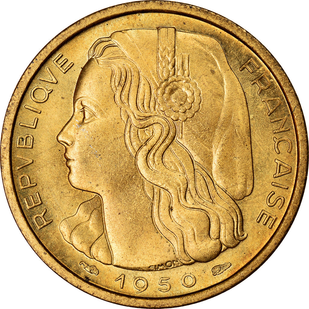 Coin, France, 20 Francs, 1950, Paris, Pré-série, MS(65-70), Aluminium-Bronze