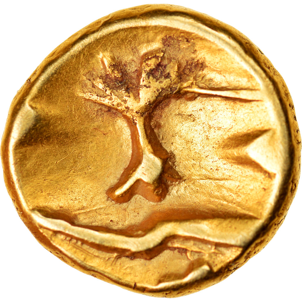 Coin, Morini, 1/4 Stater, Ist century BC, MS(60-62), Gold, Delestrée:249