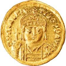 Münze, Maurice Tiberius, Solidus, Constantinople, VZ, Gold