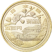 Coin, Japan, Akihito, 500 Yen, 2009, MS(63), Bi-Metallic, KM:153