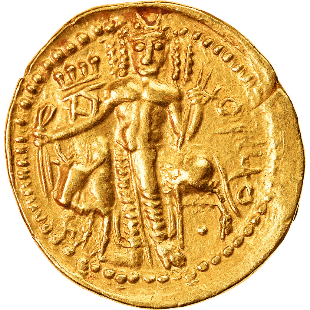 Moneta, Królestwo Kuszanów, Vasu Deva (190-230), Vasu Deva, Kushans, Stater