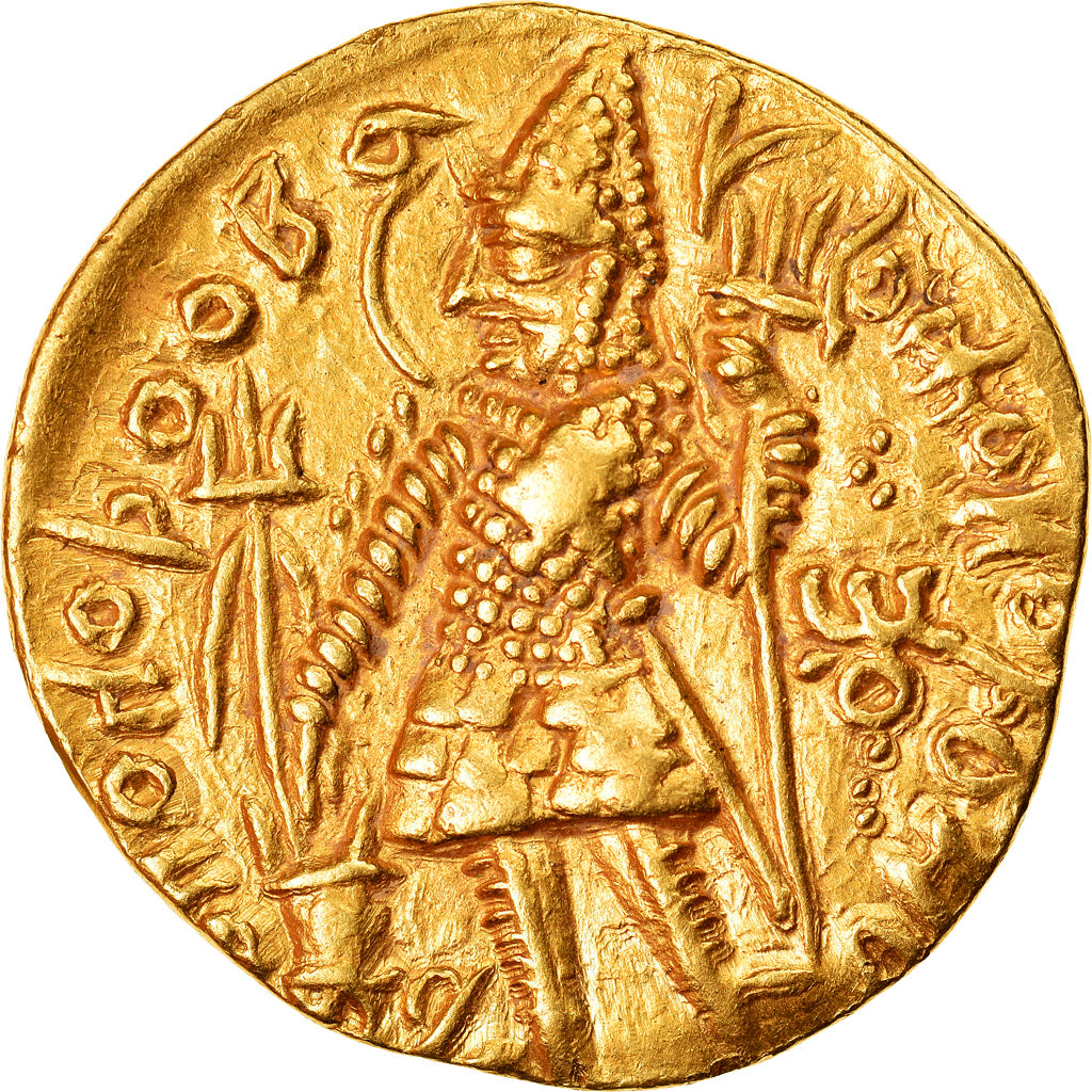 Monnaie, Kushan Empire, Vasu Deva (190-230), Vasu Deva, Kushans, Statère