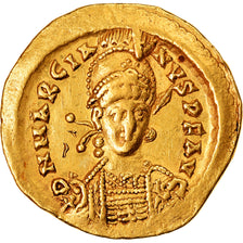 Coin, Marcian, Solidus, 450-457, Constantinople, AU(50-53), Gold