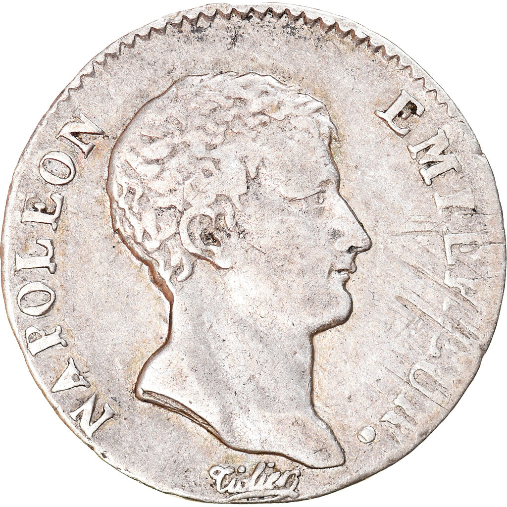 Coin, France, Napoléon I, 1/2 Franc, 1807, Limoges, VF(30-35), Silver, KM:671.2