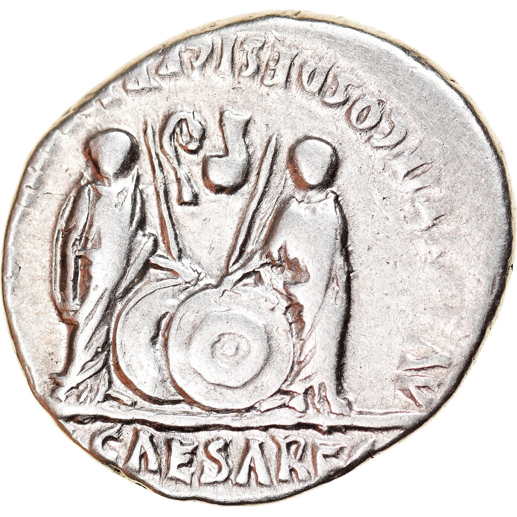 Coin, Augustus, Denarius, Lyon - Lugdunum, VF(20-25), Silver, RIC:207