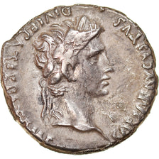 Münze, Augustus, Denarius, Lyon - Lugdunum, S+, Silber, RIC:207