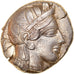 Moneda, Attica, Tetradrachm, 454-404 BC, Athens, MBC+, Plata, HGC:4-1597