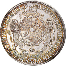 Coin, German States, Maximilian, Thaler, 1628, Munich, MS(64), Silver