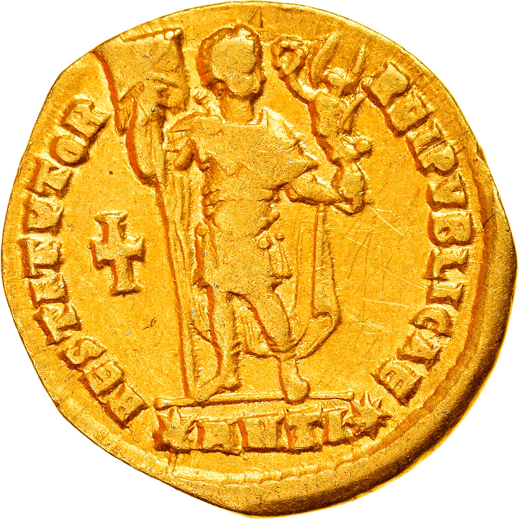 Coin, Valentinian I, Solidus, 364-375, Antioch, VF(30-35), Gold, RIC:2b
