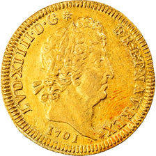 Monnaie, France, Louis XIV, Louis d'or aux 8 L et aux insignes, Louis d'Or