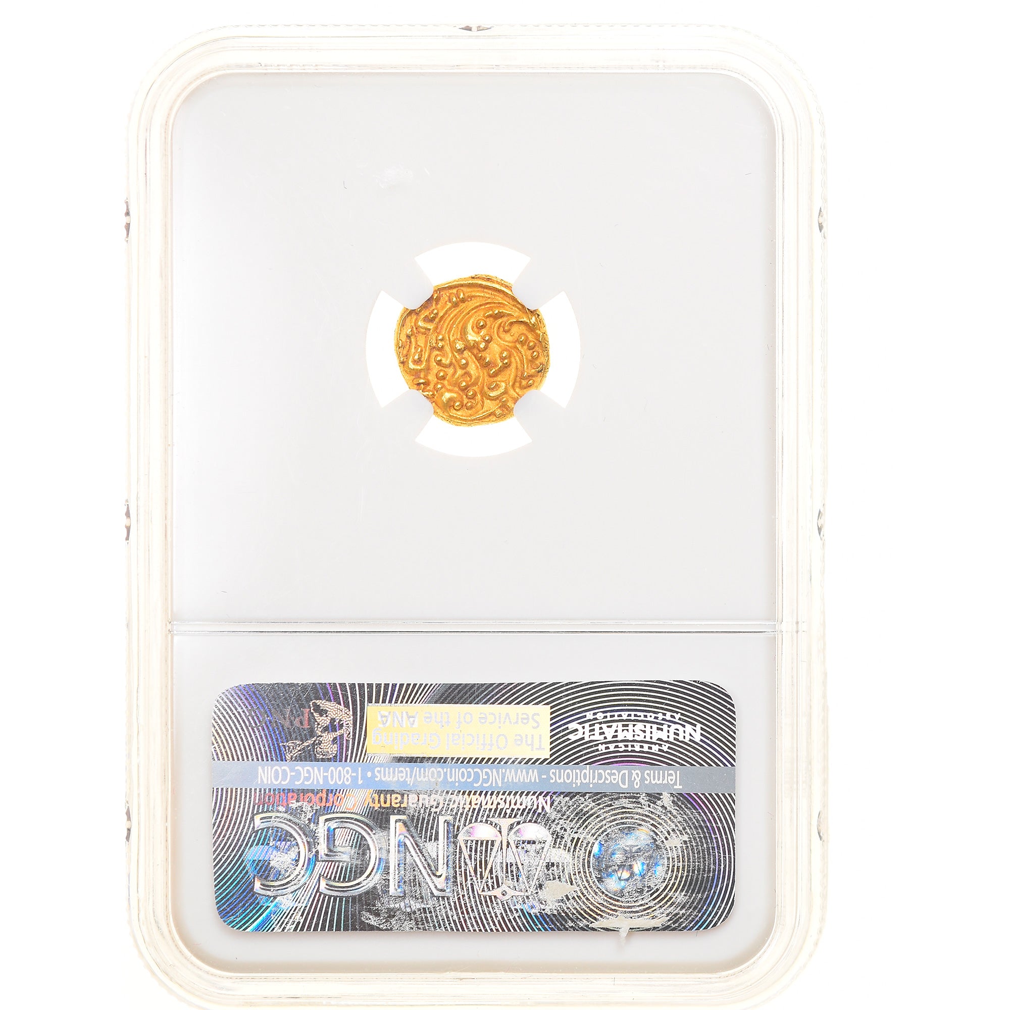 Monnaie, Inde, Pagoda, 12th-14th century, NGC, UNC Details, FDC, Or, Gradée