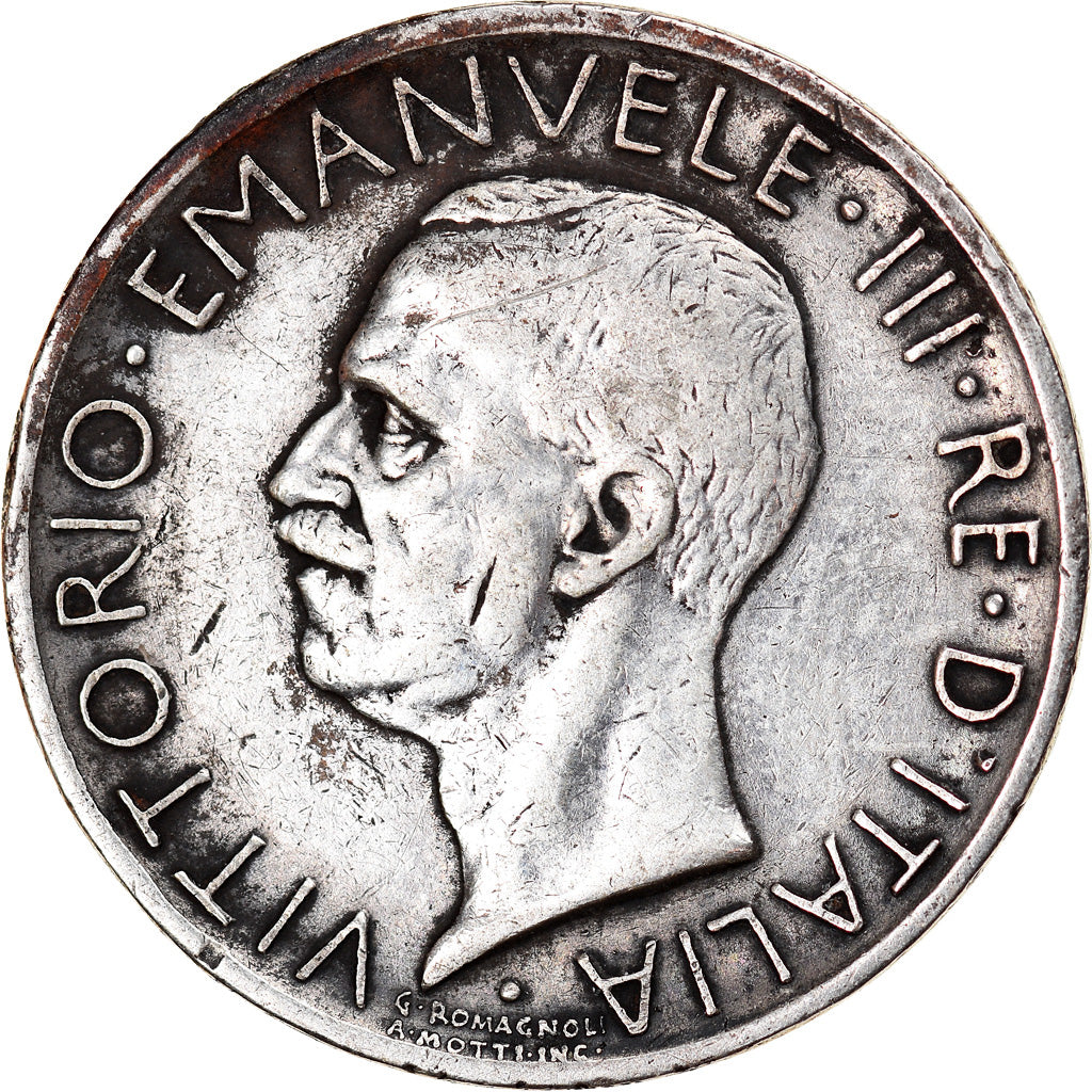 Monnaie, Italie, Vittorio Emanuele III, 5 Lire, 1929, Rome, TB+, Argent, KM:67.2