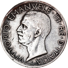 Monnaie, Italie, Vittorio Emanuele III, 5 Lire, 1929, Rome, TB+, Argent, KM:67.2