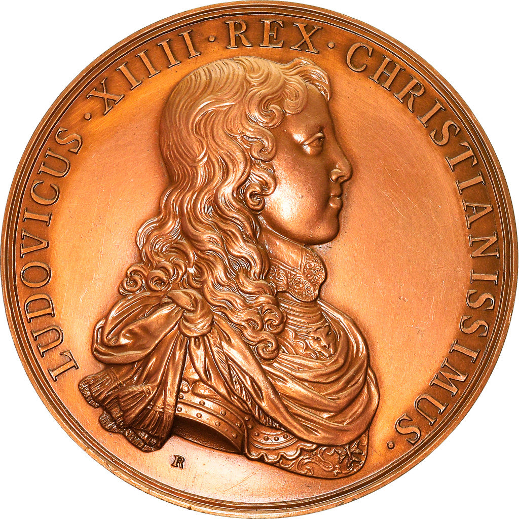 France, Médaille, Louis XIV, Concorde avec l'Espagne, History, 1660, Refrappe