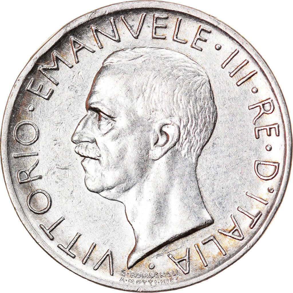 Moneta, Italia, Vittorio Emanuele III, 5 Lire, 1929, Rome, SPL, Argento, KM:67.2
