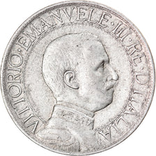 Coin, Italy, Vittorio Emanuele III, Lira, 1910, Rome, EF(40-45), Silver, KM:45
