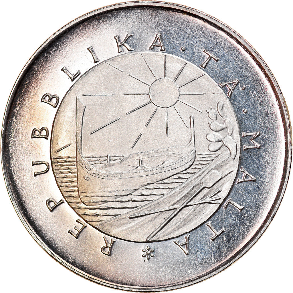 Münze, Malta, 2 Pounds, 1976, VZ+, Silber, KM:30