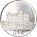 Malta, 4 Pounds, 1975, AU(50-53), Silver, KM:33