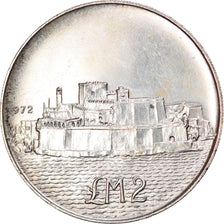 Coin, Malta, 2 Pounds, 1972, British Royal Mint, MS(60-62), Silver, KM:14