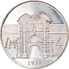 Coin, Malta, 4 Pounds, 1976, British Royal Mint, MS(63), Silver, KM:41