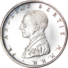 Coin, MALTA, ORDER OF, Andreas Bertie, Scudo, 1996, MS(63), Silver, KM:183