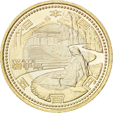 Moneda, Japón, Akihito, 500 Yen, 2011, SC, Bimetálico, KM:179