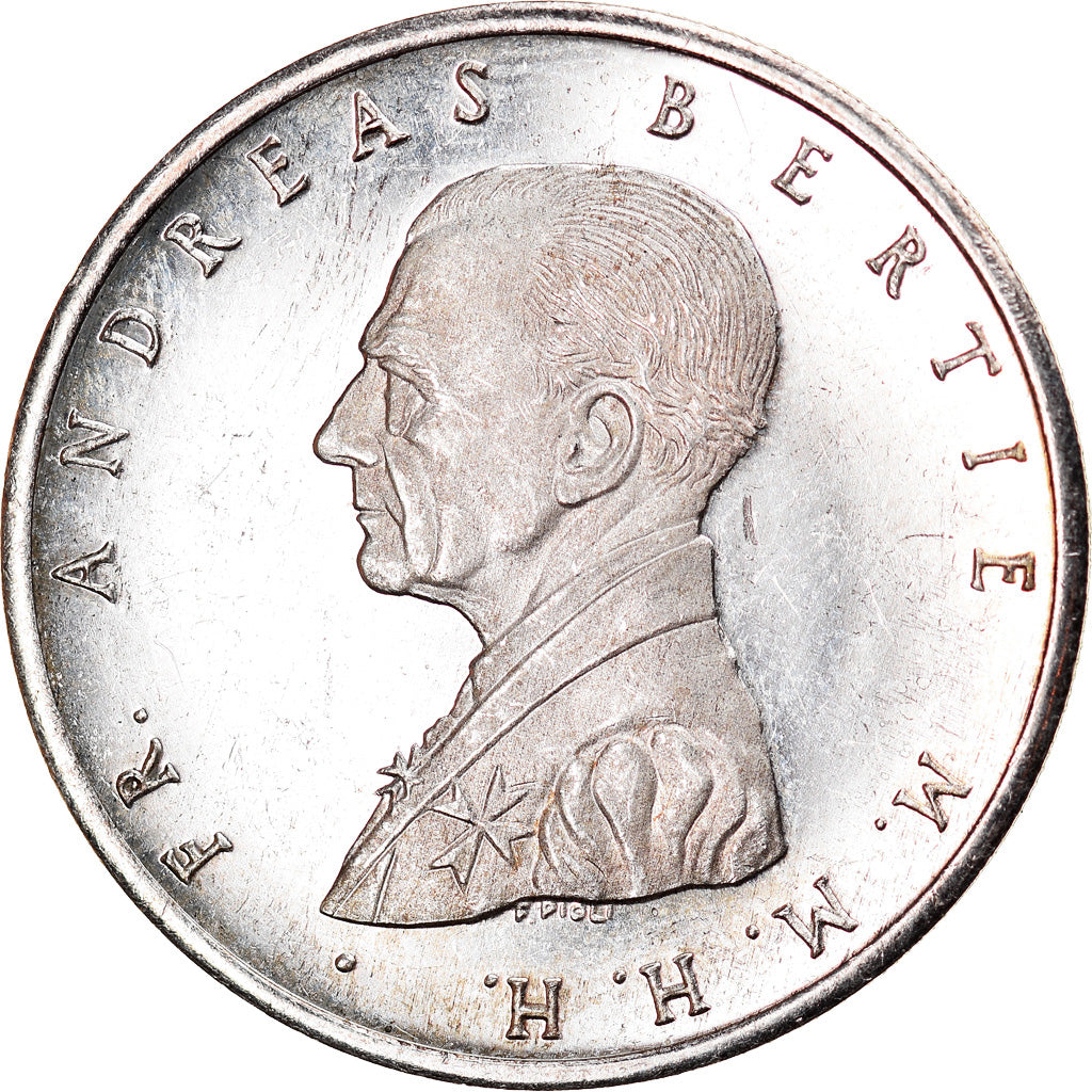 Münze, MALTA, ORDER OF, Andreas Bertie, Scudo, 1999, UNZ, Silber, KM:199