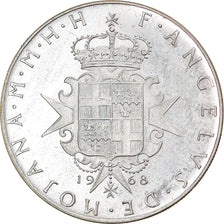 Coin, MALTA, ORDER OF, Angelo de Mojana di Cologna, 3 Scudi, 1968, MS(63)