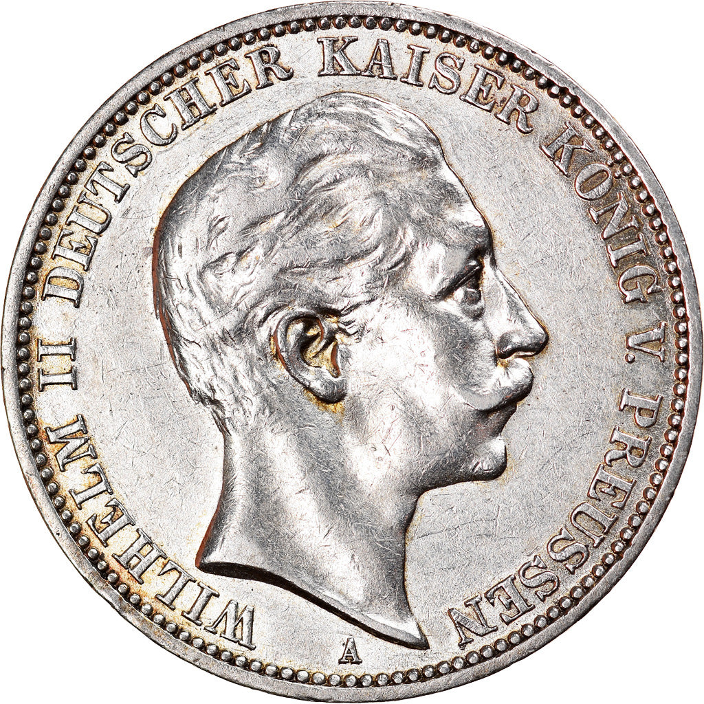Monnaie, Etats allemands, PRUSSIA, Wilhelm II, 3 Mark, 1910, Berlin, SUP