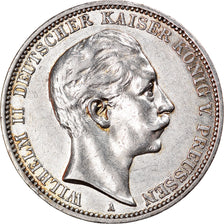 Monnaie, Etats allemands, PRUSSIA, Wilhelm II, 3 Mark, 1910, Berlin, SUP