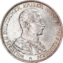 Coin, German States, PRUSSIA, Wilhelm II, 3 Mark, 1914, Berlin, MS(64), Silver