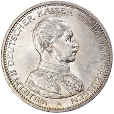 Coin, German States, PRUSSIA, Wilhelm II, 5 Mark, 1913, Berlin, MS(64), Silver