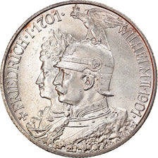 Coin, German States, PRUSSIA, Wilhelm II, 2 Mark, 1901, Berlin, MS(64), Silver
