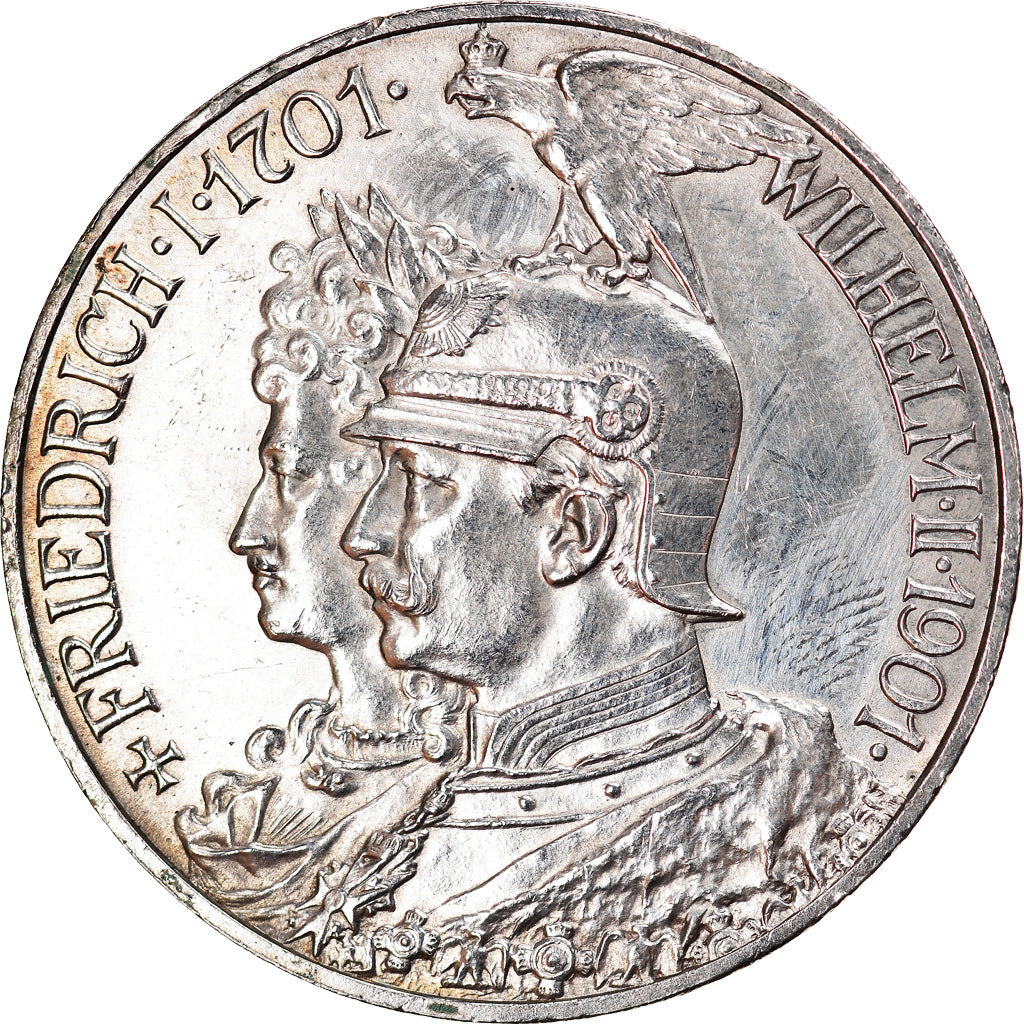 Coin, German States, PRUSSIA, Wilhelm II, 5 Mark, 1901, Berlin, MS(60-62)