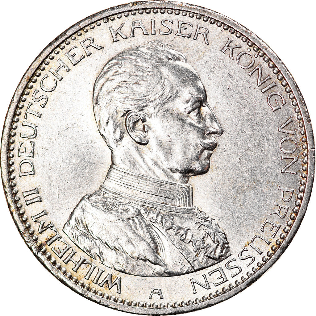Coin, German States, PRUSSIA, Wilhelm II, 5 Mark, 1914, Berlin, MS(60-62)