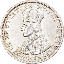 Coin, Lithuania, 10 Litu, 1936, AU(55-58), Silver, KM:83