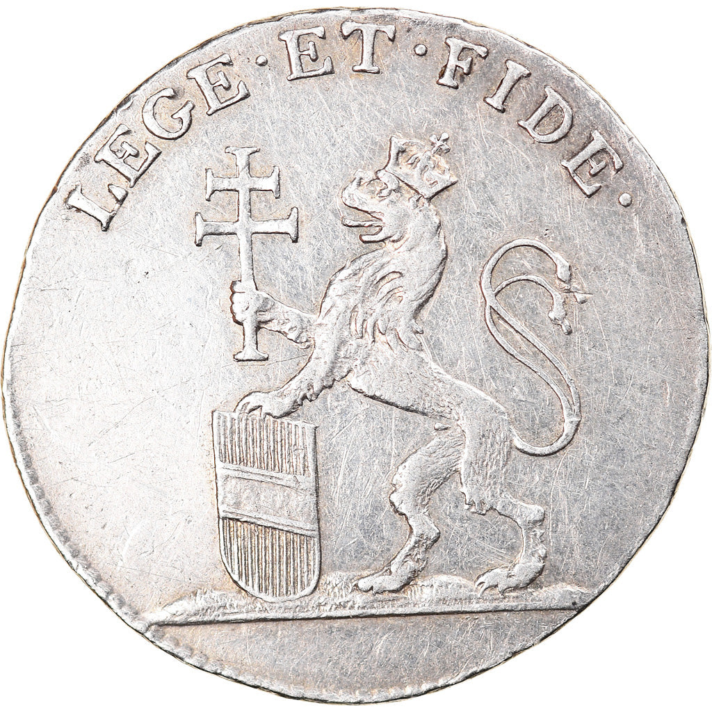 Austria, Token, François II, Medaille de couronnement, 1792, MS(60-62), Silver