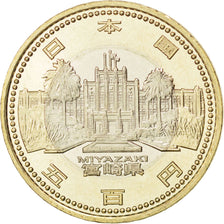 Coin, Japan, Akihito, 500 Yen, 2012, MS(63), Bi-Metallic, KM:187