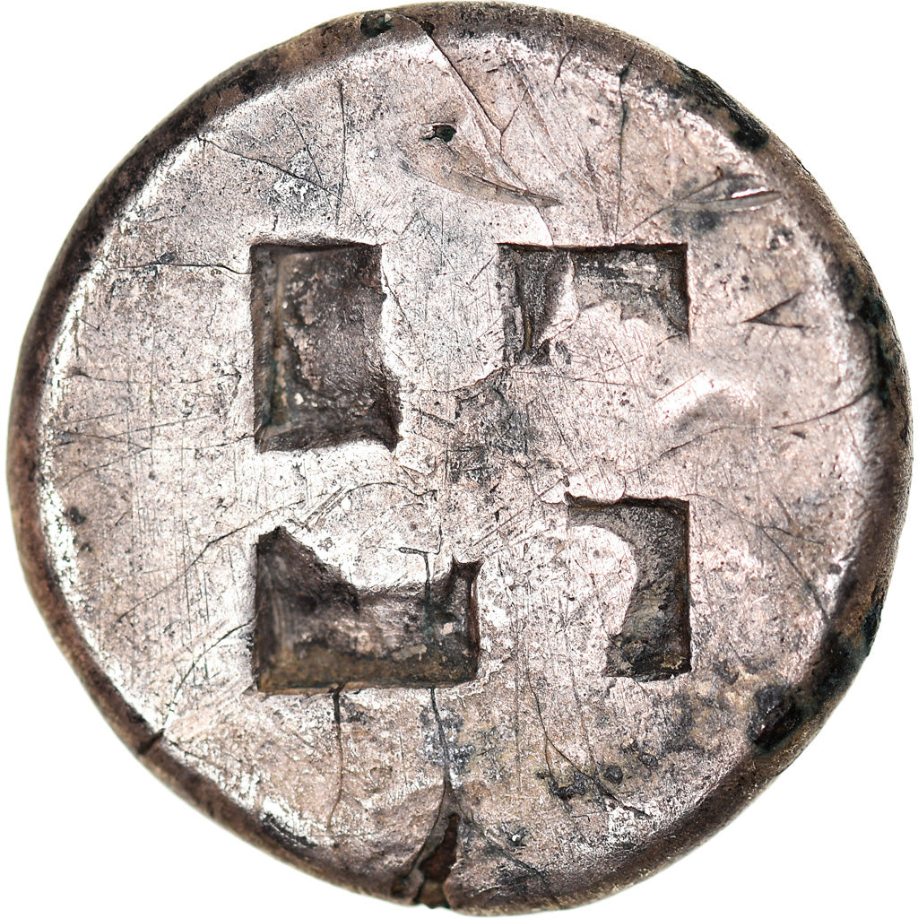 Coin, Thrace, Thasos, Helios, Stater, 530-500 BC, Thasos, MS(60-62), Silver