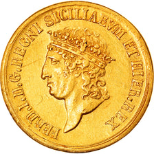 Coin, ITALIAN STATES, NAPLES, Ferdinando I, 3 Ducati, 1818, Naples, Rare